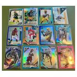 12- Card Numbered Football Lot