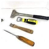 Lot of Misc Tools. Pliers. Bottle Opener Paint Scraper