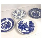 Lot of Misc. Tea Cups and Plates Blue Willow and Lakeview Japan