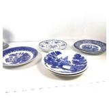 Lot of Misc. Tea Cups and Plates Blue Willow and Lakeview Japan