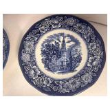 Lot of Misc. Tea Cups and Plates Blue Willow and Lakeview Japan