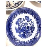 Lot of Misc. Tea Cups and Plates Blue Willow and Lakeview Japan