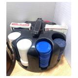 Two Sets of Poker Chips and Cards