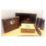 Lot of Miscellaneous Cigar Boxes