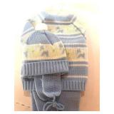 Adorable Never Worn  Vintage Baby Sweater Outfit Baby Blue