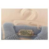 Adorable Never Worn  Vintage Baby Sweater Outfit Baby Blue