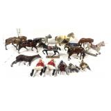 Vintage Metal Horses and Riders