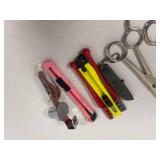 Scissors, Case Lock, Box Cutters