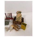 Misc Vintage Metal Dollhouse Furniture and More