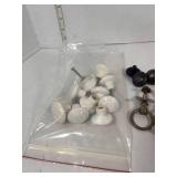 Porcelain Pulls Brass Pulls Drawer Hardware