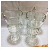 Set of 4 Vintage 6” Malt Glasses
