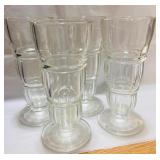 Set of 4 Vintage 8” Malt Glasses