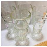 Set of 4 Vintage 8” Malt Glasses