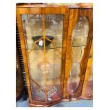 1950-60’s Etched Glass Curio Cabinet