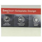 BLACK+DECKER Steam Iron Retractable Cord Gray: 1200W Nonstick Soleplate, Anti-Drip, Vertical Steam, Comfort-Grip Handle