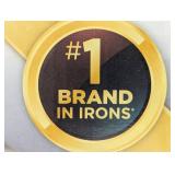 BLACK+DECKER Steam Iron Retractable Cord Gray: 1200W Nonstick Soleplate, Anti-Drip, Vertical Steam, Comfort-Grip Handle