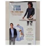 Conair Hand-Held Turbo ExtremeSteam Garment Steamer, Steam and Iron, 2-IN-1 with Turbo, One Size, Gold/White