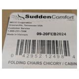 Meco Upholstered Folding Chair, 4-pack - Commercial Grade