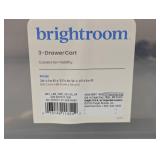 3 Drawer Wide Cart Spaceship Gray - Brightroom™