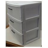 3 Drawer Wide Tower White - Brightroom™ - White