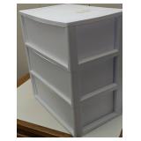 3 Drawer Wide Tower White - Brightroom™ - White