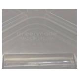 5 Pack - GreenMade® Instaview Storage Container With Latch Handles/Snap Lids, 45 Qt, 16-1/2" x 15-3/4" x 21-1/2", Clear