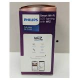 Philips 2pk 8.8W Smart LED Wi-Fi and Bluetooth A19 Color: Energy Star, Dimmable, 800 Lumens, Apple HomeKit Compatible