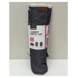 CleverMade Laundry Duffel Luxe Bag Gray White