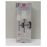 Globe Electric Wireless Rechargeable LED Integrated Wall Sconce (2 Pack)