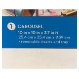 iDesign Cosmetic Office Organizer with Carousel Clear 3 Piece Set