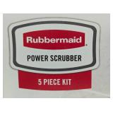 Rubbermaid Power Scrubber Battery Operated 5 Piece Kit