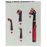 Rubbermaid Power Scrubber Battery Operated 5 Piece Kit