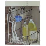 TRINITY Sliding Undersink Organizer - Stainless