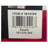 Logo Brands Kansas Jayhawks 50x60 Raschel Throw