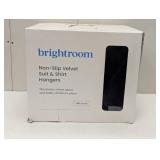 100pk Combo Pack Suit/Shirt Flocked Hangers - Brightroom™