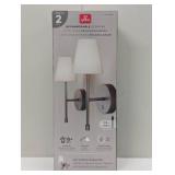 Globe Electric Wireless Rechargeable LED Integrated Wall Sconce (2 Pack)