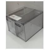 All Purpose 2 Drawer Storage Clear - Brightroom™: Acrylic Utility Bins, PETG, 1352 Volume, 8.8" H, 12.6" D, 12.2" W