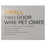 Wire Collapsible Dog Crate - Black - Boots & Barkley™ - Small