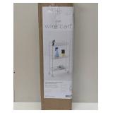 Honey-Can-Do Slim Wire Cart: Portable Narrow Bathroom Storage