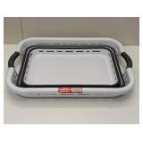 Pop N’ Load Collapsible Laundry Basket - White/Gray