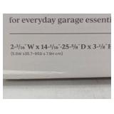 Undershelf Rail Storage Kit - Brightroom™: Steel Shelf Dividers, Black Utility Shelf Parts, 8-Piece Set