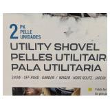 Folding Sport Utility Shovel - Gray - Collapsible Design - Perfect for Camping and Other Outdoor Activities