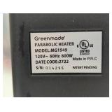Greenmade The Heat Machine Parabolic Heater MG1949 120V 800W