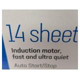 Royal Shredder Micro-Cut Paper Shredder, 14-Sheet, Black/White