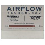 Copper Fit Elite Air Back Support Brace with Airflow Technology, Adjustable Compression Straps, Double Band, One Size Fits Most