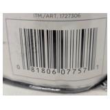 Hookless 3 in 1 Waffle Blue Shower Curtain & Snap On Liner