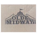 Olde Midway Gumball Machines with Bank, Vintage-Style Bubble Gum Candy Dispenser