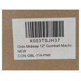 Olde Midway Gumball Machines with Bank, Vintage-Style Bubble Gum Candy Dispenser