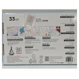 ZEBRA 33ct Journaling Gift Set, Comprehensive Collection of Tools for Bullet Journaling, Planning, and Creative Projects