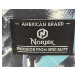 Nordik Torsten N-10B Full Black And Red Snow Goggles With Case